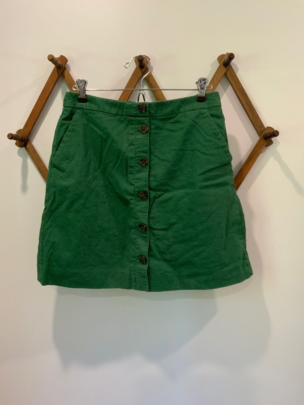 JCrew Button Front Skirt Size 4